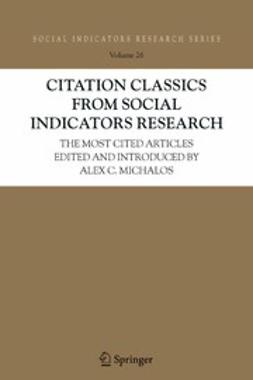 Michalos, Alex C. - Citation Classics from Social Indicators Research, e-bok
