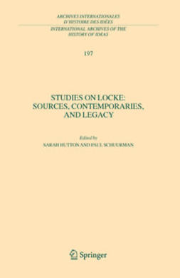 Hutton, Sarah - Studies on Locke: Sources, Contemporaries, and Legacy, ebook