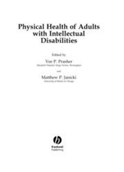 Janicki, Matthew - Physical Health of Adults with Intellectual Disabilities, ebook
