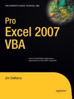 DeMarco, Jim - Pro Excel 2007 VBA, e-bok