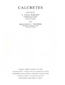 Wright, V. P. - Calcretes: Reprint Series 2 of the IAS, ebook