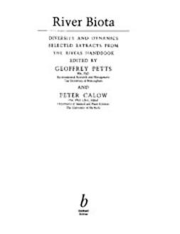 Calow, Peter P. - River Biota: Diversity and Dynamics, e-bok