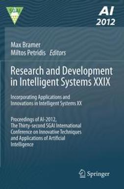 Bramer, Max - Research and Development in Intelligent Systems XXIX, e-bok