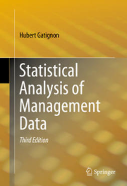 Gatignon, Hubert - Statistical Analysis of Management Data, ebook