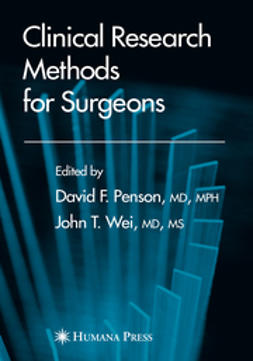 Penson, David F. - Clinical Research Methods for Surgeons, e-kirja