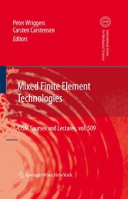 Carstensen, Carsten - Mixed Finite Element Technologies, ebook