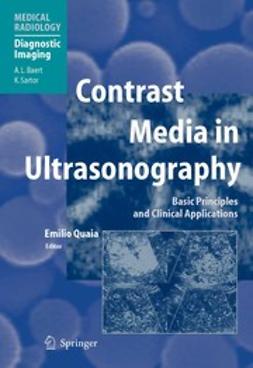 Quaia, Emilio - Contrast Media in Ultrasonography, ebook