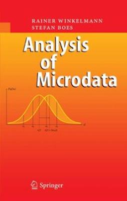 Boes, Stefan - Analysis of Microdata, ebook
