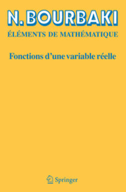 Bourbaki, N. - Functions de variable réelle, ebook