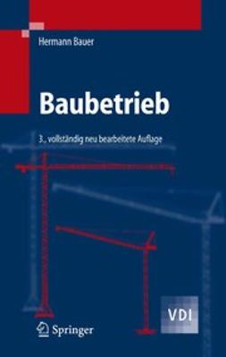 Bauer, Hermann - Baubetrieb, ebook