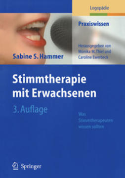 Hammer, Sabine S. - Stimmtherapie mit Erwachsenen, ebook