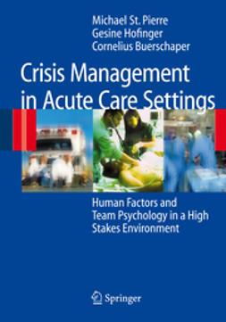 Buerschaper, Cornelius - Crisis Management in Acute Care Settings, ebook