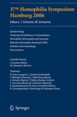 Scharrer, Inge - 37<Superscript>th</Superscript> Hemophilia Symposium, ebook