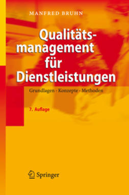 Bruhn, Manfred - Qualitätsmanagement für Dienstleistungen, ebook