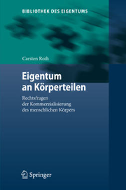 Roth, Carsten - Eigentum an Körperteilen, e-bok