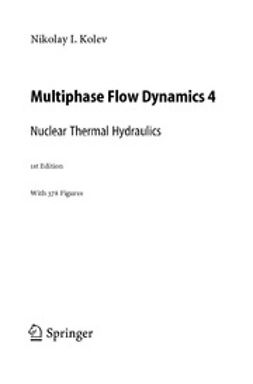 Kolev, Nikolay Ivanov - Multiphase Flow Dynamics 4, ebook