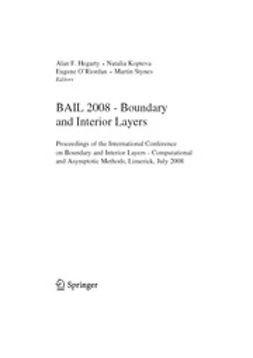 Stynes, Martin - BAIL 2008 - Boundary and Interior Layers, ebook