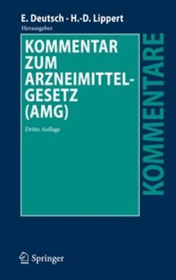 Deutsch, Erwin - Kommentar zum Arzneimittelgesetz (AMG), e-bok