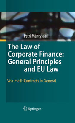 Mäntysaari, Petri - The Law of Corporate Finance: General Principles and EU Law, ebook