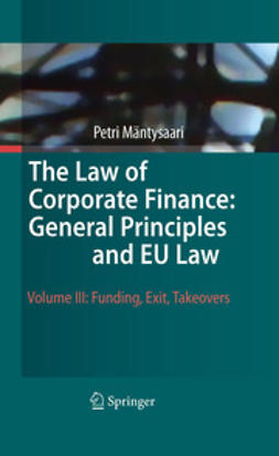 Mäntysaari, Petri - The Law of Corporate Finance: General Principles and EU Law, ebook