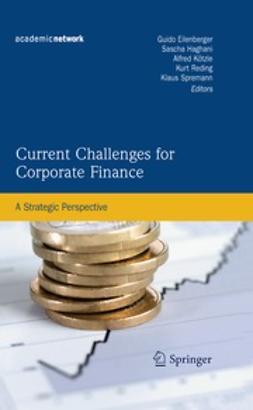 Eilenberger, Guido - Current Challenges for Corporate Finance, ebook