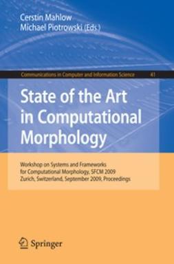 Mahlow, Cerstin - State of the Art in Computational Morphology, ebook