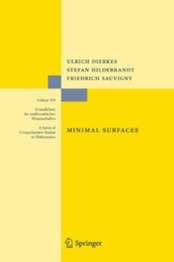 Dierkes, Ulrich - Minimal Surfaces, e-bok