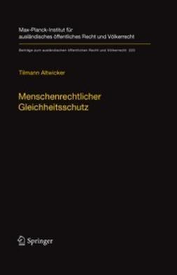 Altwicker, Tilmann - Menschenrechtlicher Gleichheitsschutz, e-bok