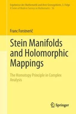Forstnerič, Franc - Stein Manifolds and Holomorphic Mappings, ebook