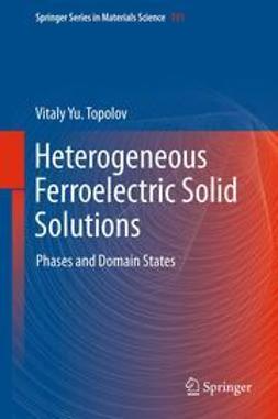 Topolov, Vitaly - Heterogeneous Ferroelectric Solid Solutions, e-bok