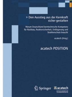  - Den Ausstieg aus der Kernkraft sicher gestalten, e-kirja