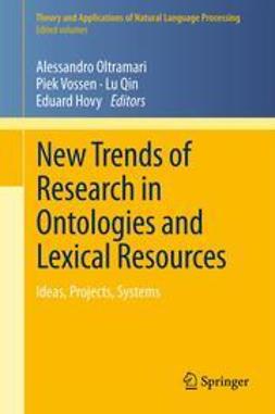 Oltramari, Alessandro - New Trends of Research in Ontologies and Lexical Resources, e-kirja