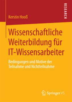 Hooß, Kerstin - Wissenschaftliche Weiterbildung für IT-Wissensarbeiter, ebook