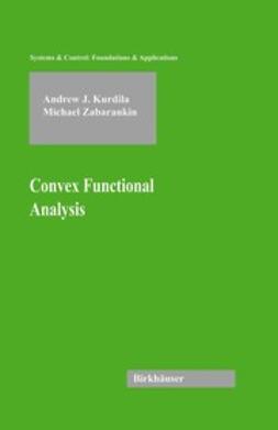 Kurdila, Andrew J. - Convex Functional Analysis, e-bok