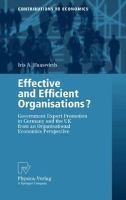 Hauswirth, Iris A. - Effective and Efficient Organisations?, ebook