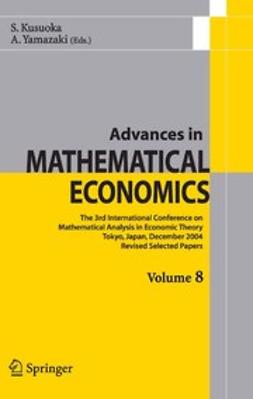 Kusuoka, Shigeo - Advances in Mathematical Economics, e-bok