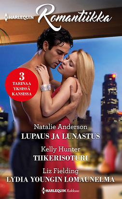 Anderson, Natalie - Lupaus ja lunastus / Tiikerisoturi / Lydia Youngin lomaunelma, e-kirja