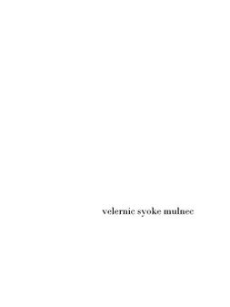 Nummelin, Juri - velernic syoke mulnec: A Collection of Word Verification Words, e-bok