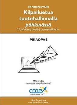 Tuominen, Kari - Kilpailuetua tuotehallinnalla pähkinässä, ebook