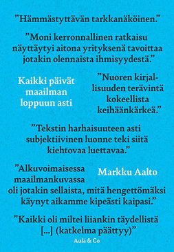 Aalto, Markku - Kaikki päivät maailman loppuun asti, ebook