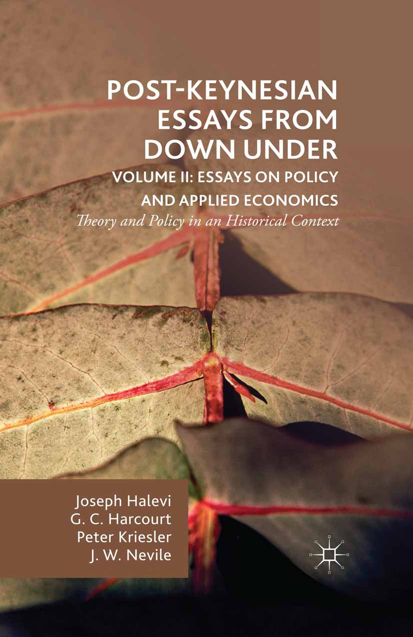Halevi, Joseph - Post-Keynesian Essays from Down Under Volume II: Essays on Policy and Applied Economics, e-kirja