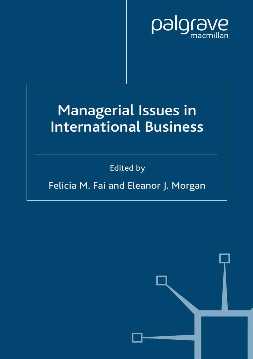 Fai, Felicia M. - Managerial Issues in International Business, ebook