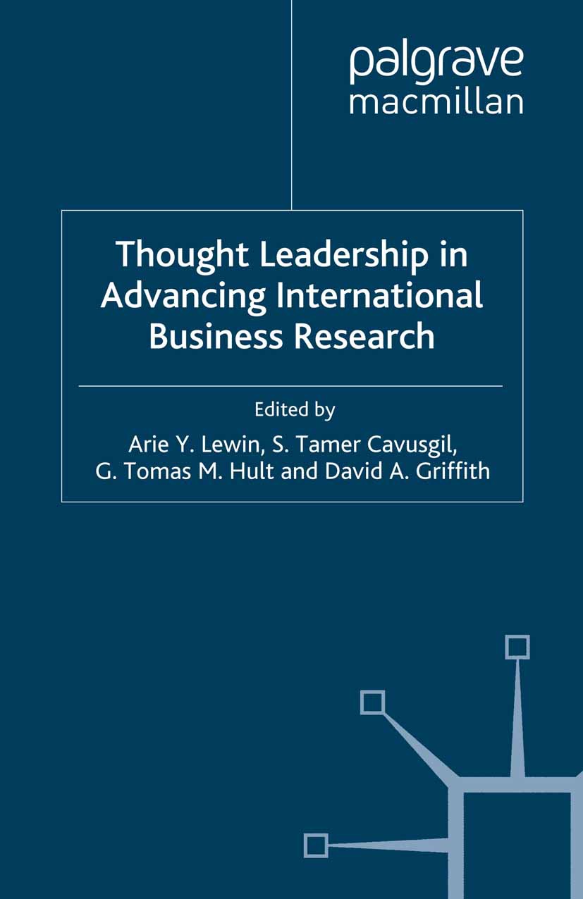 Cavusgil, S. Tamer - Thought Leadership in Advancing International Business Research, ebook
