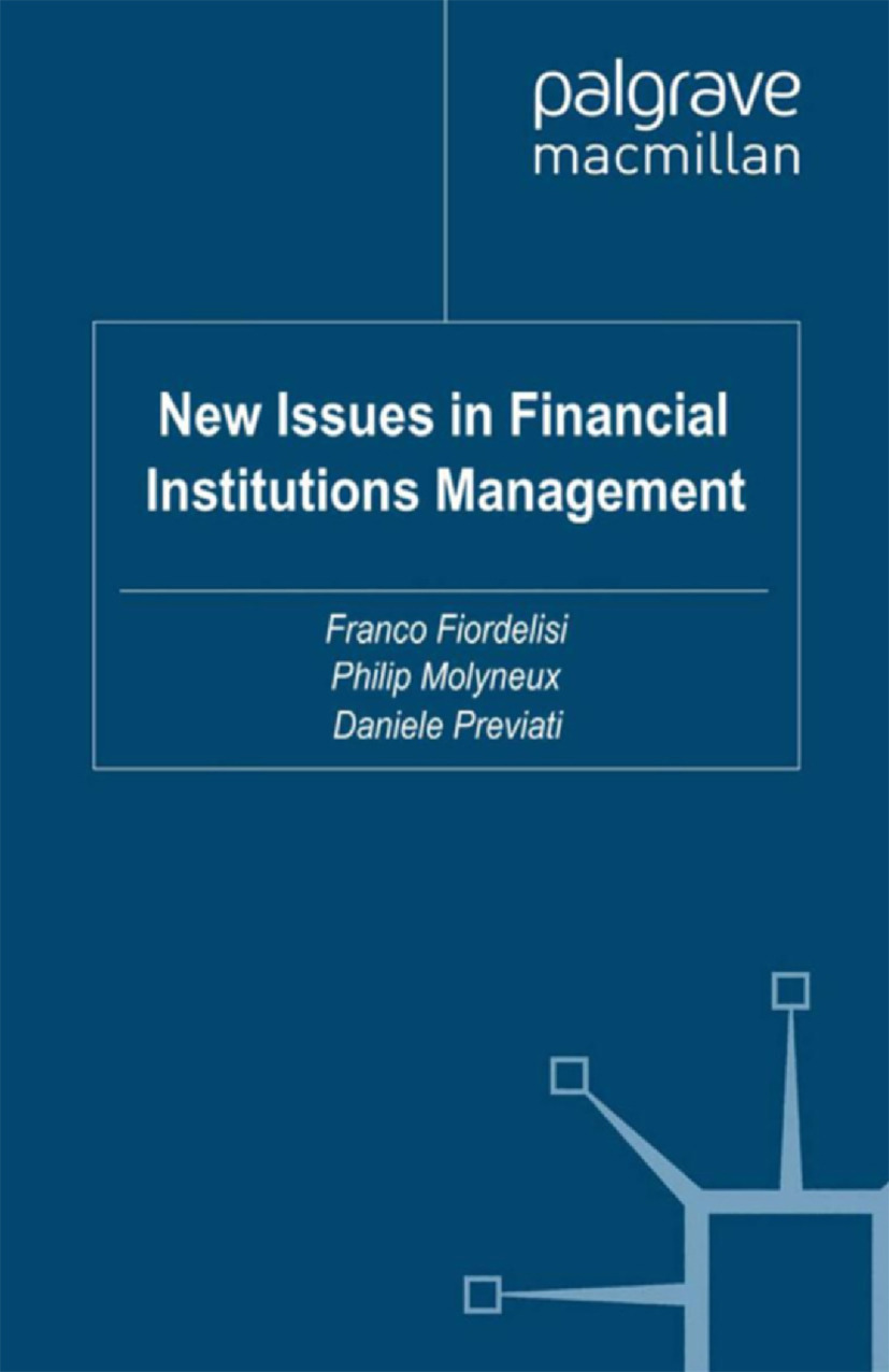 Fiordelisi, Franco - New Issues in Financial Institutions Management, e-kirja