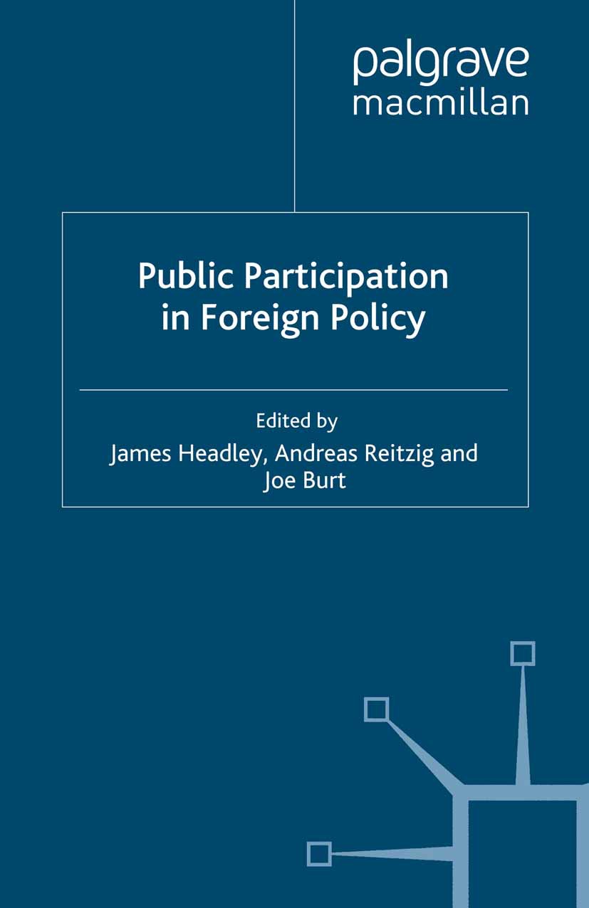 Burton, Joe - Public Participation in Foreign Policy, ebook