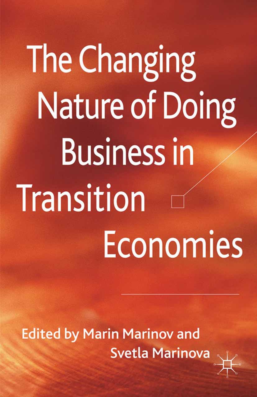 Marinov, Marin - The Changing Nature of Doing Business in Transition Economies, ebook