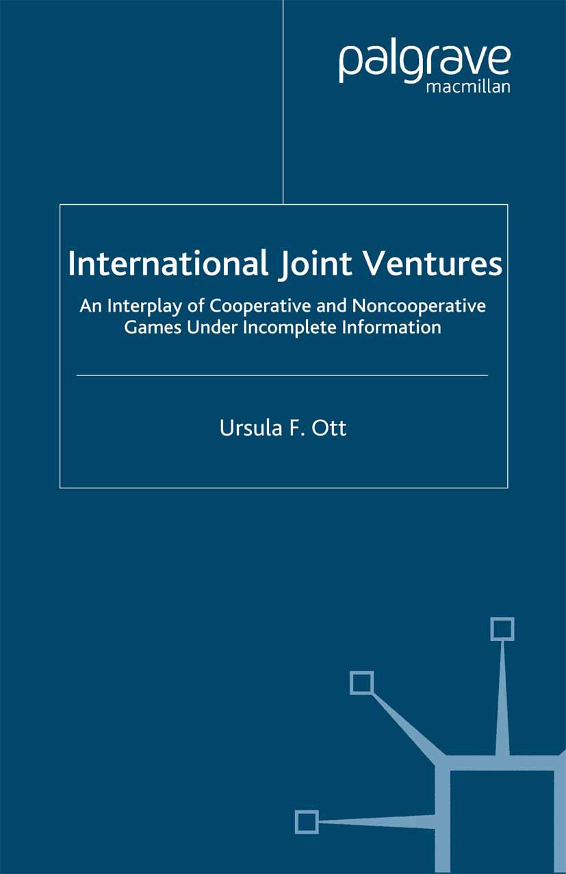 Ott, Ursula F. - International Joint Ventures, e-kirja