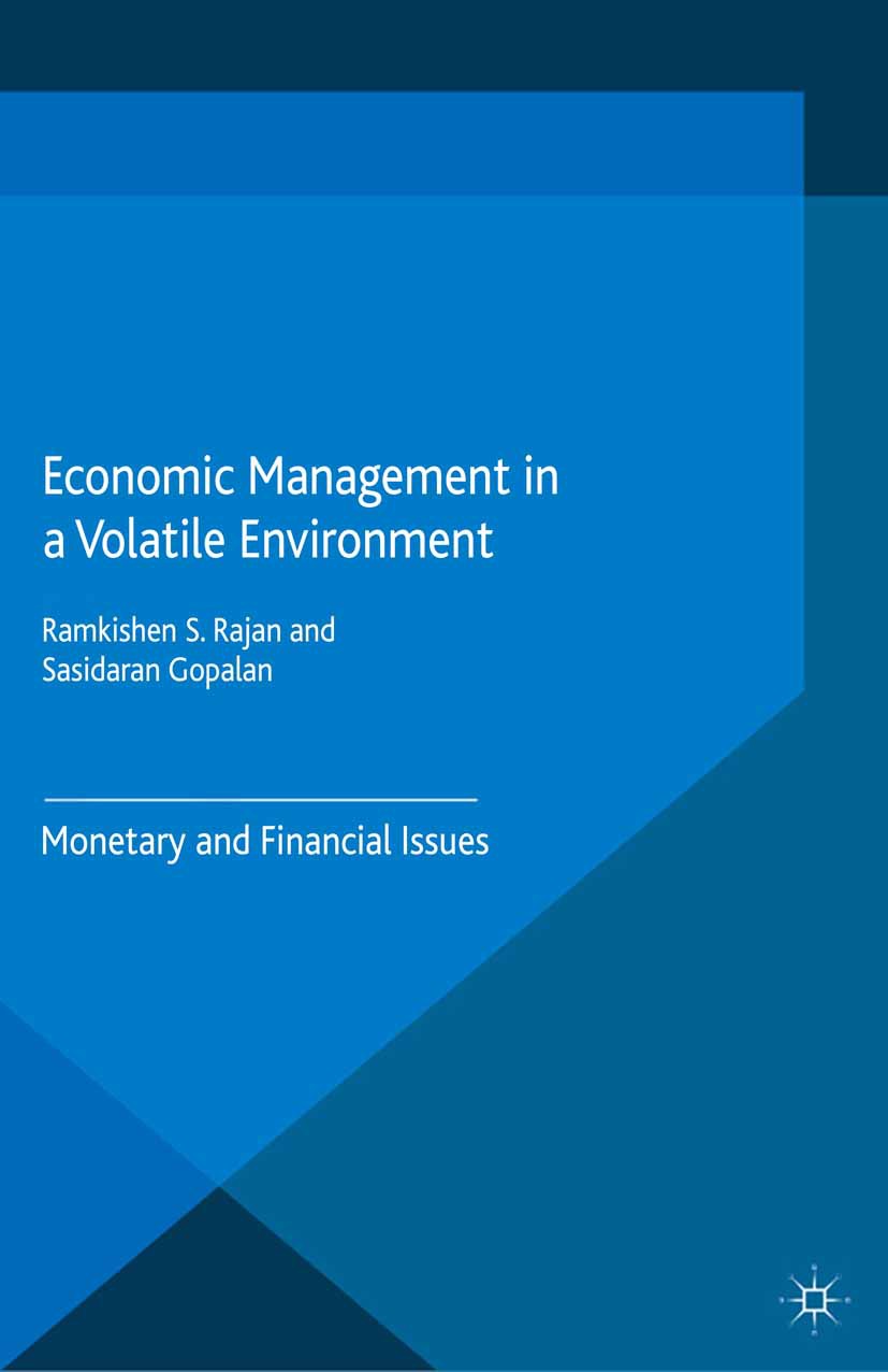 Gopalan, Sasidaran - Economic Management in a Volatile Environment, ebook
