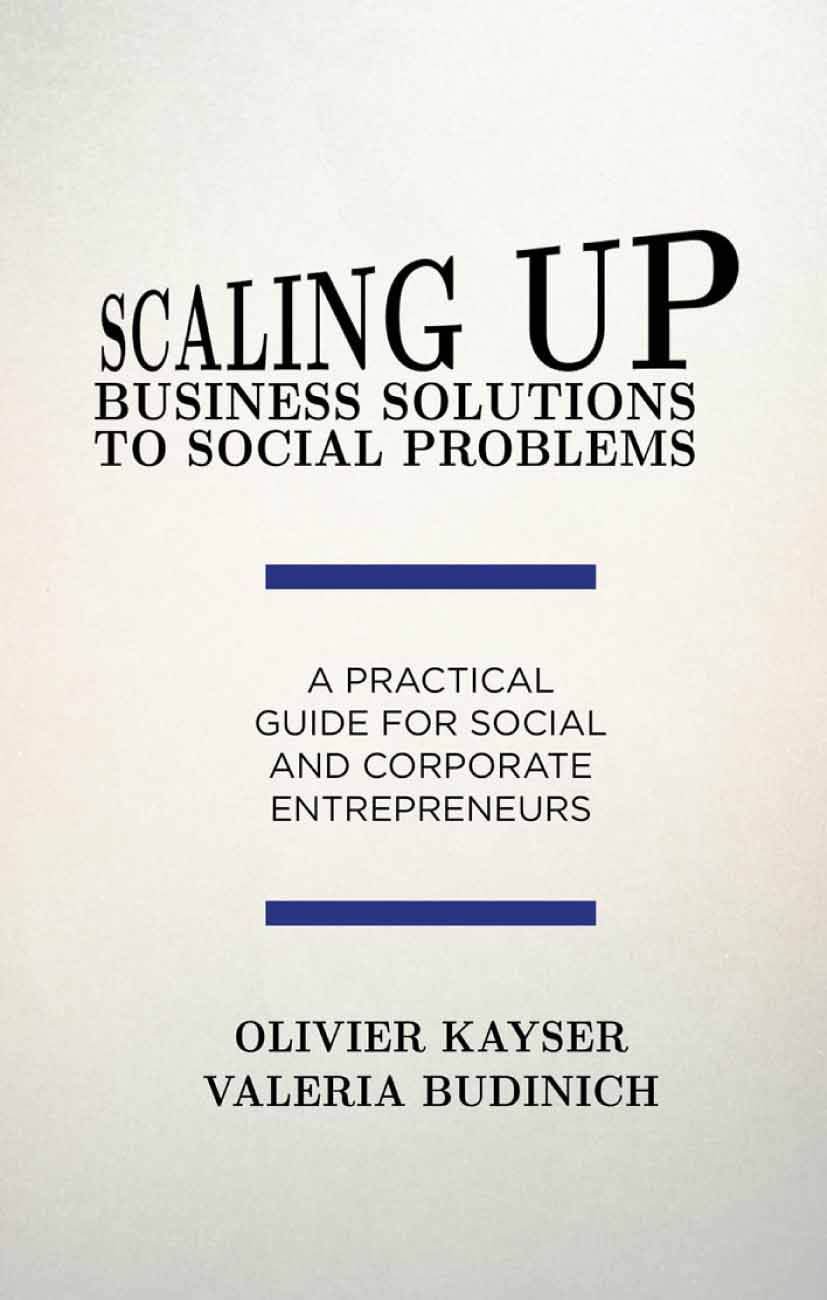 Budinich, Valeria - Scaling up Business Solutions to Social Problems, ebook
