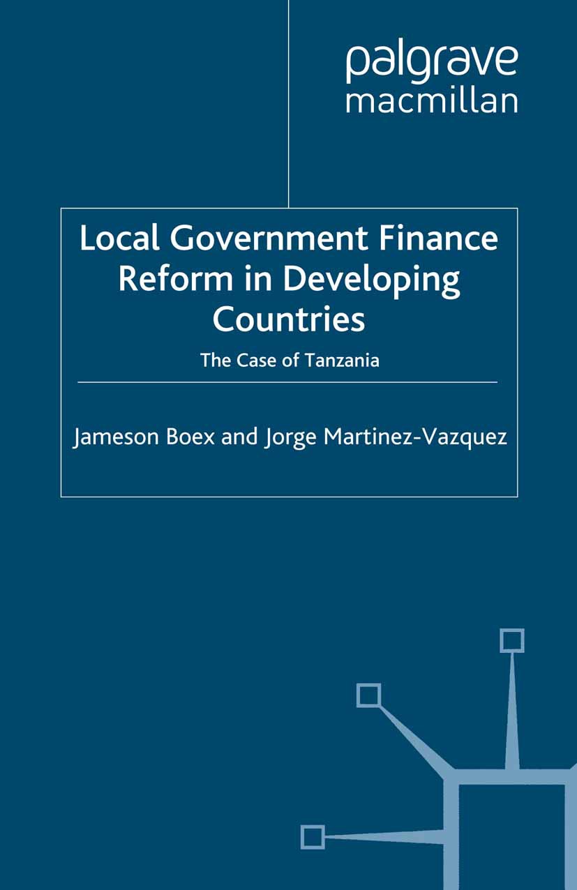 Boex, Jameson - Local Government Finance Reform in Developing Countries, e-kirja